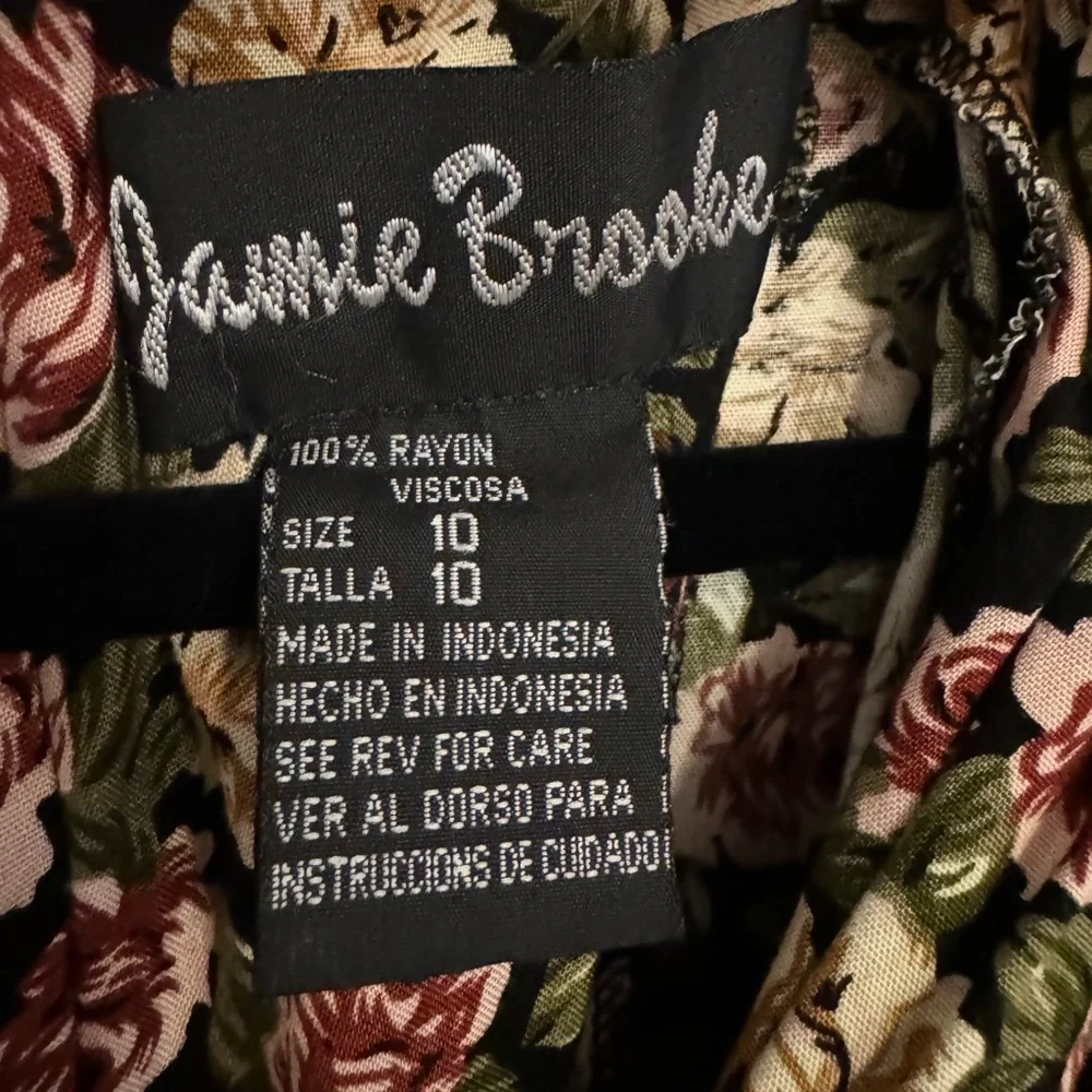 Short Sleeve Floral Jumpsuit Size 10